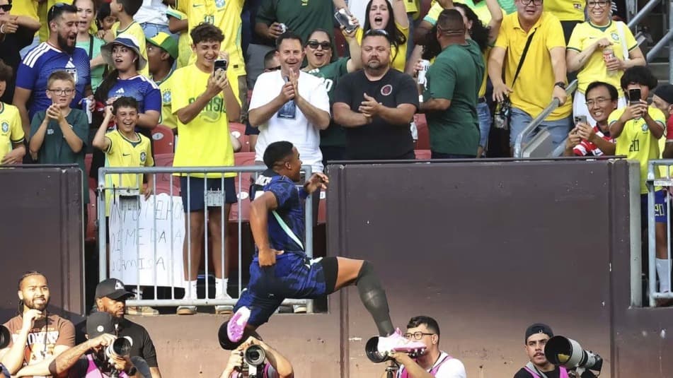 Endrick brilha e Brasil supera Egito em último teste antes do Mundial
