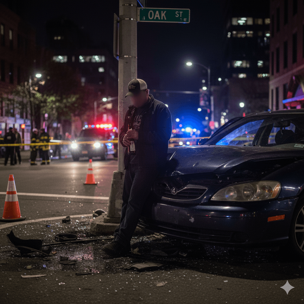 🚗 Motorista embriagado provoca acidente com três veículos em Cidade Gaúcha